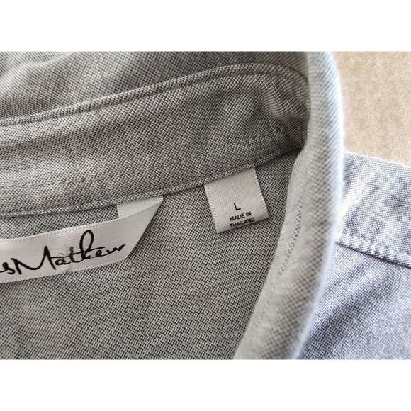 Travis Mathew Shirt Large Pima Cotton Button Up - Picture 9 of 12